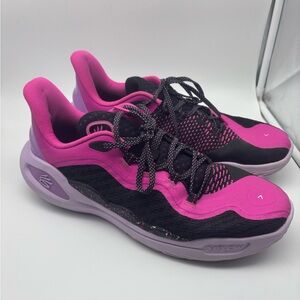 Under Armour Pink and Black Athletic Shoes